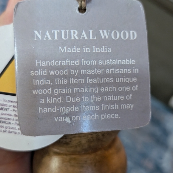 🆕 Solid Wood Candlestick Holder 🕯️🕯️ - Picture 4 of 7